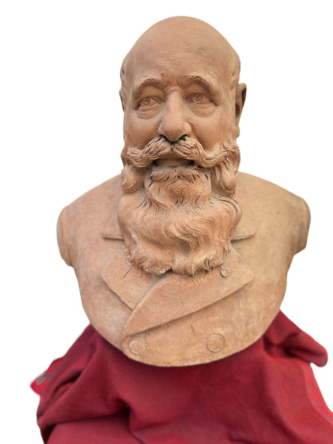 Sculpture portraits of Charles Gounod and spouse Anna Zimmerman