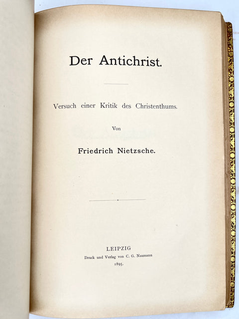 FRIEDRICH NIETZSCHE original books