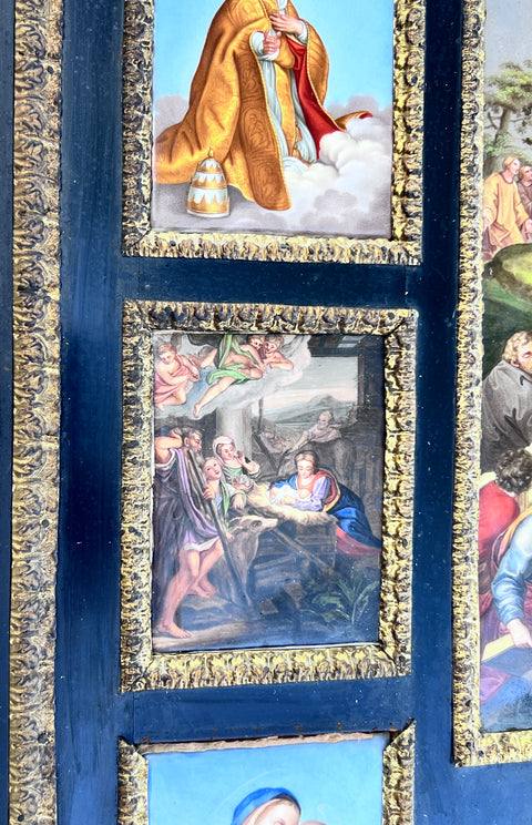 Meissen porcelain rectangular plaques after Raphael