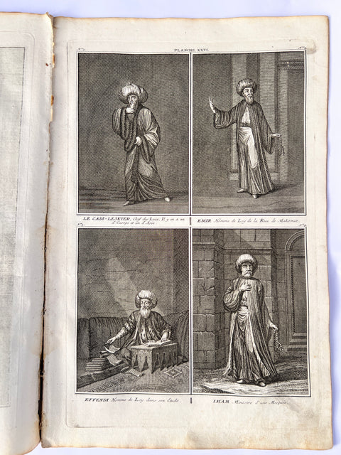 45 original 18th century Middle East prints