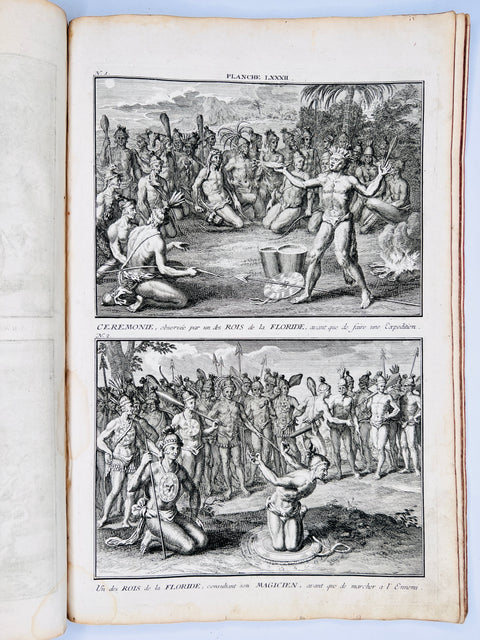 Rituals of Native Americans 1746 Original Prints