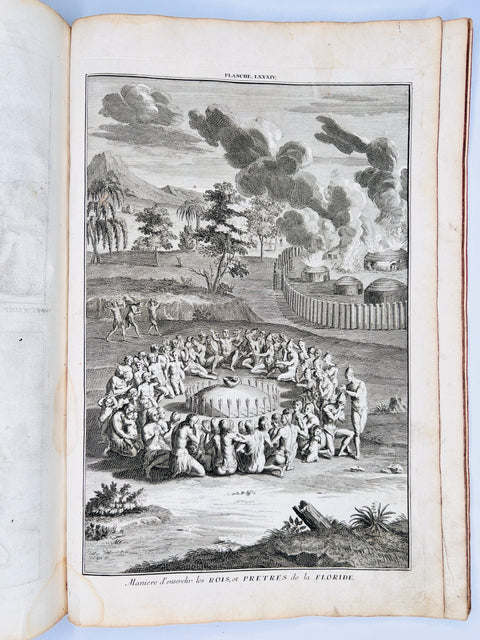 Rituals of Native Americans 1746 Original Prints