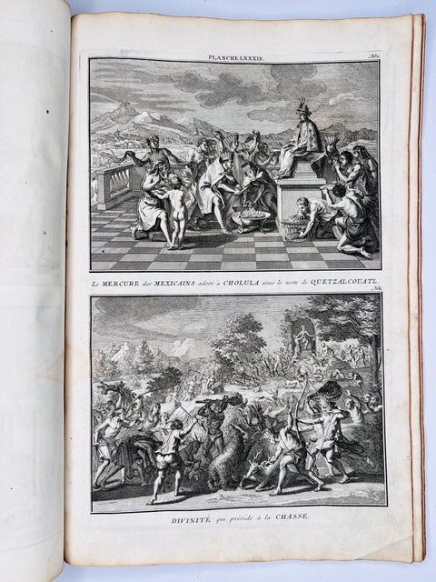 Rituals of Native Americans 1746 Original Prints