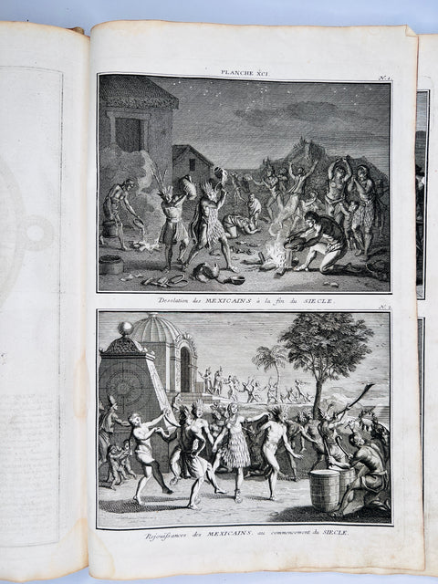 Rituals of Native Americans 1746 Original Prints