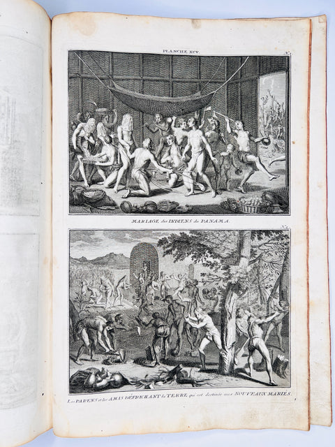 Rituals of Native Americans 1746 Original Prints