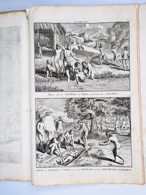 Rituals of Native Americans 1746 Original Prints