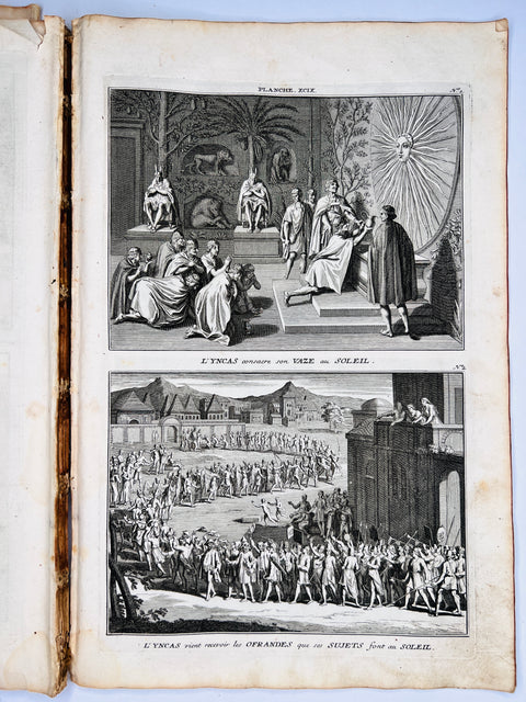 Rituals of Native Americans 1746 Original Prints