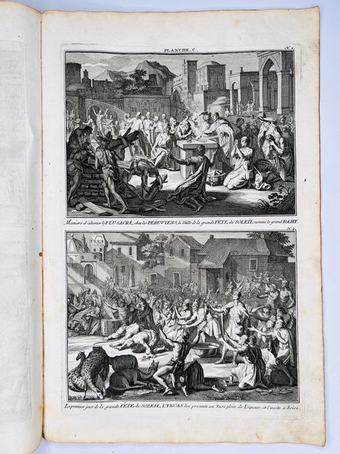 Rituals of Native Americans 1746 Original Prints