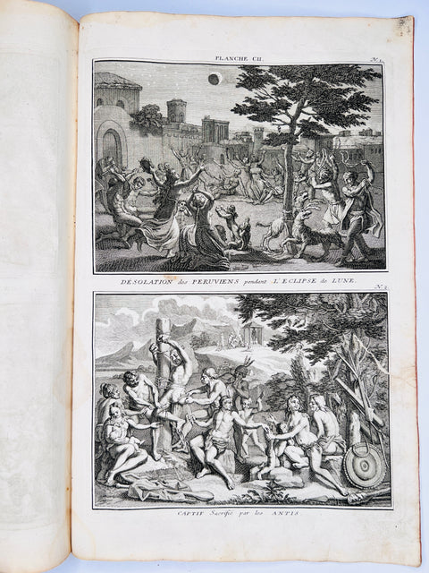 Rituals of Native Americans 1746 Original Prints