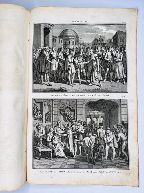 Rituals of Native Americans 1746 Original Prints