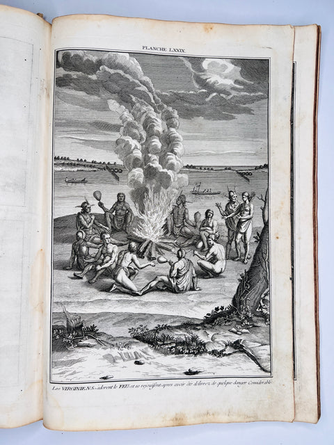 Rituals of Native Americans 1746 Original Prints