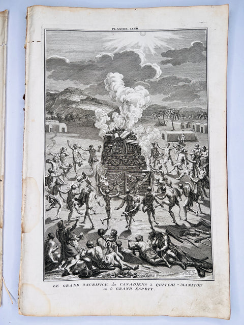 Rituals of Native Americans 1746 Original Prints