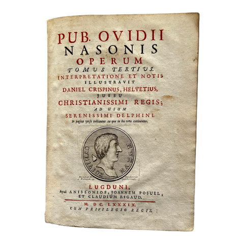 Publius Ovidii Nasonis Operum. 4-vol