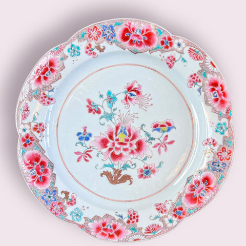 Ten Chineses export porcelain yongzheng famille rose dishes