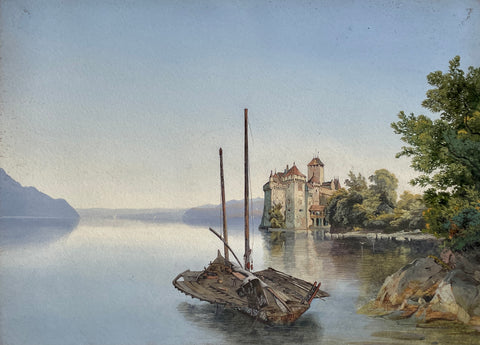 Jean-Marc Dunant-Vallier - Barque on the Leman