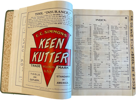 1910 E.C. SIMMONS KEEN KUTTER COMPLETE CATALOGUE