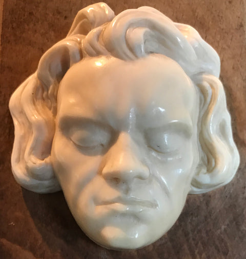 Ludwig van Beethoven Ivory Art Deco Sculpture