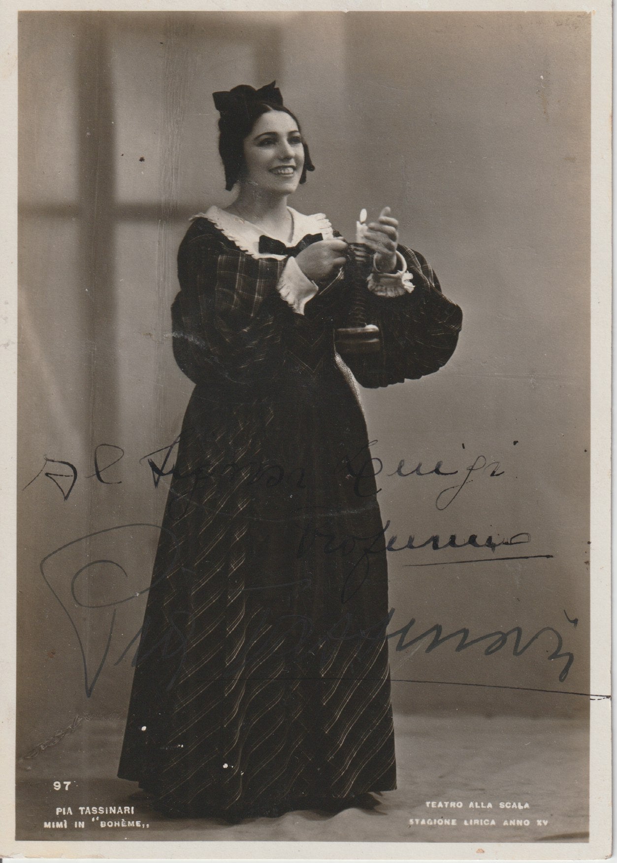 TASSINARI, Pia Signed photograph APPLE BOUTIQUE FINE ART ANTIQUES