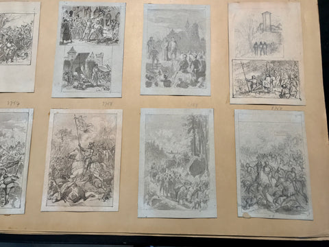 Henri van Muyden 58 Illustration Project Drawings and Washes.