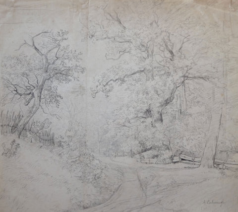 Alexandre Calame Dessin - Drawing (sold)