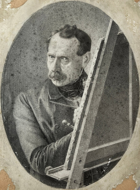 François Diday Self Portrait