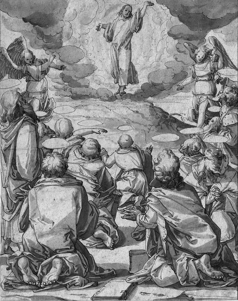 The Transfiguration of Christ  Old Master Drawing