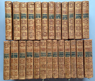 Collection complète de Jean-Jacques Rousseau 25 volumes in12