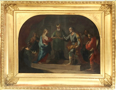 Marriage of the Virgin Mary Neapolitan Painting
