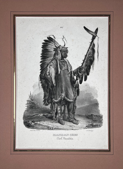 Karl Bodmer - Mandan Chef