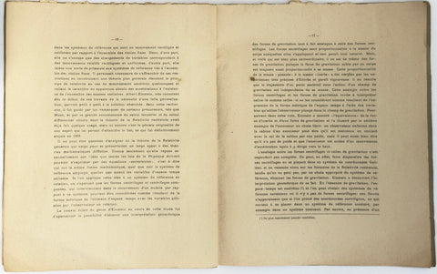 LA PHYSIQUE CONTEMPORAINE ET L’ŒUVRE D’ALBERT EINSTEIN
