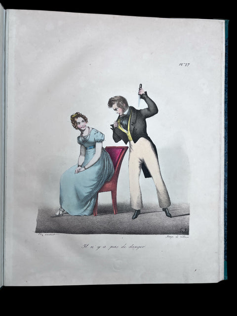 Collection of Hand-Coloured Lithographs