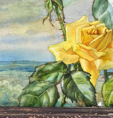 Andrey Avinoff Roses and Butterflies