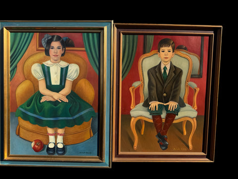 Michaela Barasky Portraits d’Atiana et de de Federico Smanio