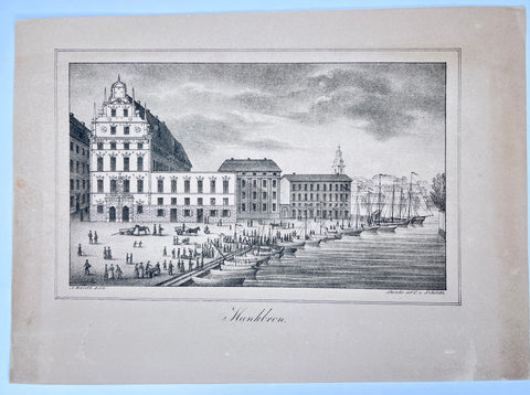 Adolf HARDH 6 views of Stockholm