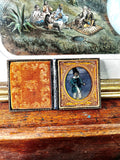 American School Miniature from the 19th century