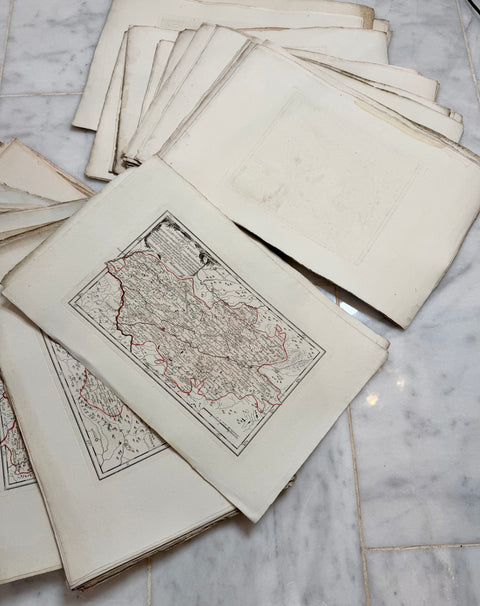 Antique Maps by Franz Johann Joseph von Reilly