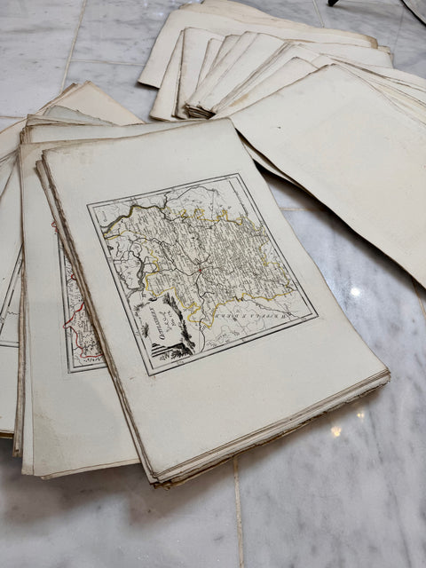 Antique Maps by Franz Johann Joseph von Reilly