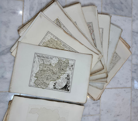 Antique Maps by Franz Johann Joseph von Reilly