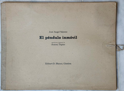 Antonio Tàpies  "El péndulo inmóvil"