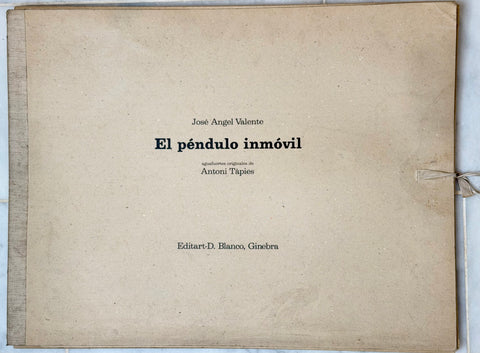 Antonio Tàpies  "El péndulo inmóvil"