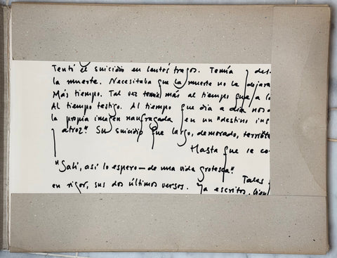 Antonio Tàpies  "El péndulo inmóvil"