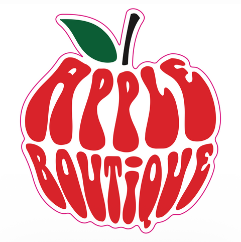 Collectible Retro/Vintage vinyl Apple Boutique sticker &nbsp;