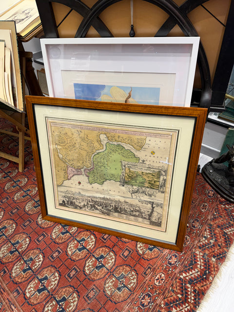 Constantinople Map by Johann Baptist Homann