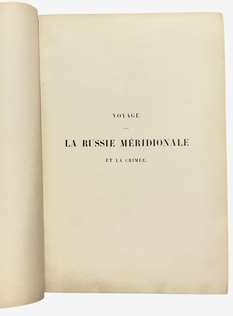 DEMIDOFF, Anatole - Voyage dans la Russie