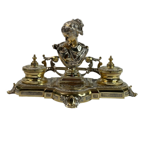 Encrier-inkwell Second Empire