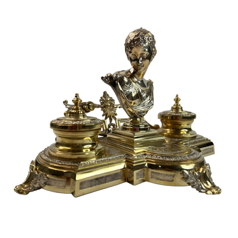 Encrier-inkwell Second Empire