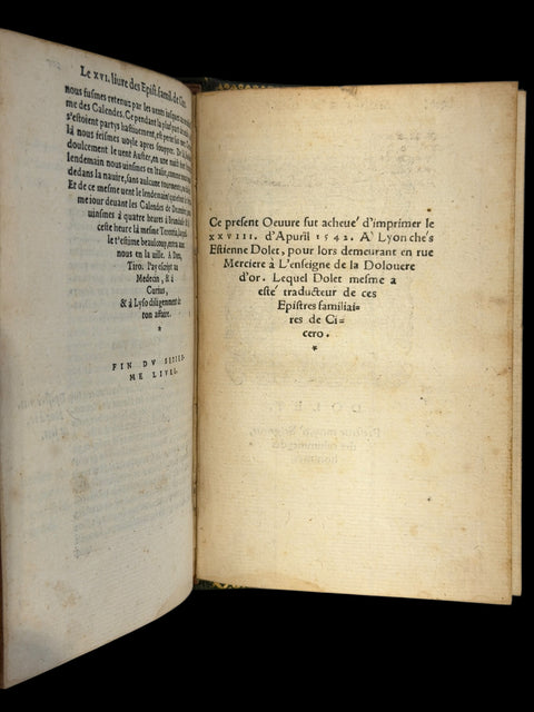 Etienne Dolet - Cicero's Familiar Letters