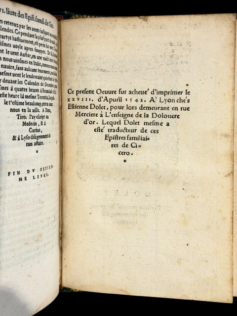 Etienne Dolet - Cicero's Familiar Letters