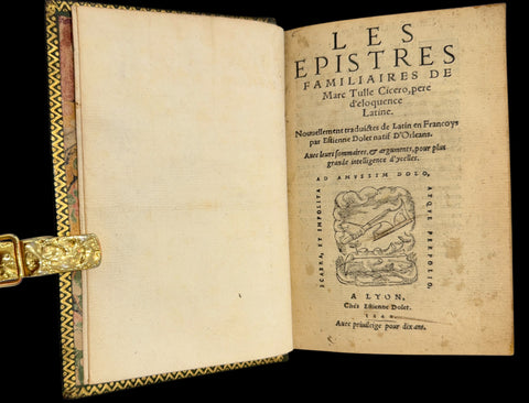 Etienne Dolet - Cicero's Familiar Letters