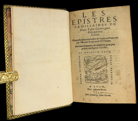 Etienne Dolet - Cicero's Familiar Letters